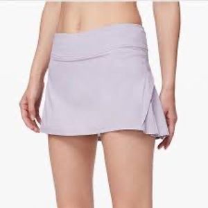 Lululemon lilac play off the pleats skirt
